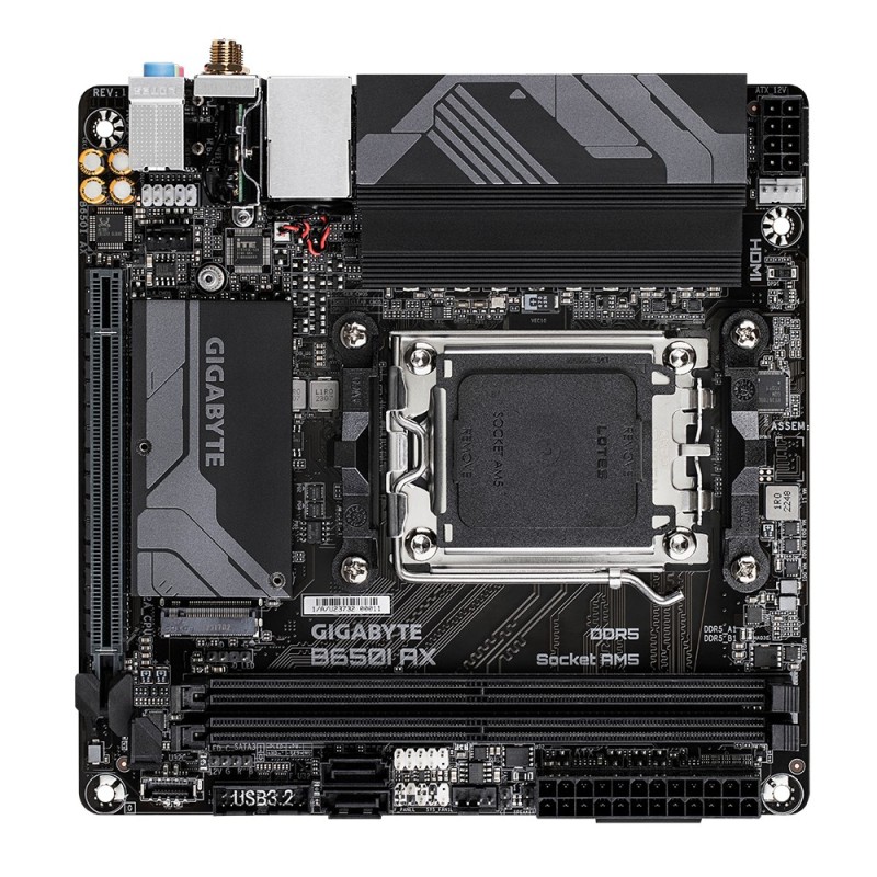 B650I AX - 1.0 - Motherboard - Mini-ITX - Socket AM5 - AMD B650 Chipsatz - US...